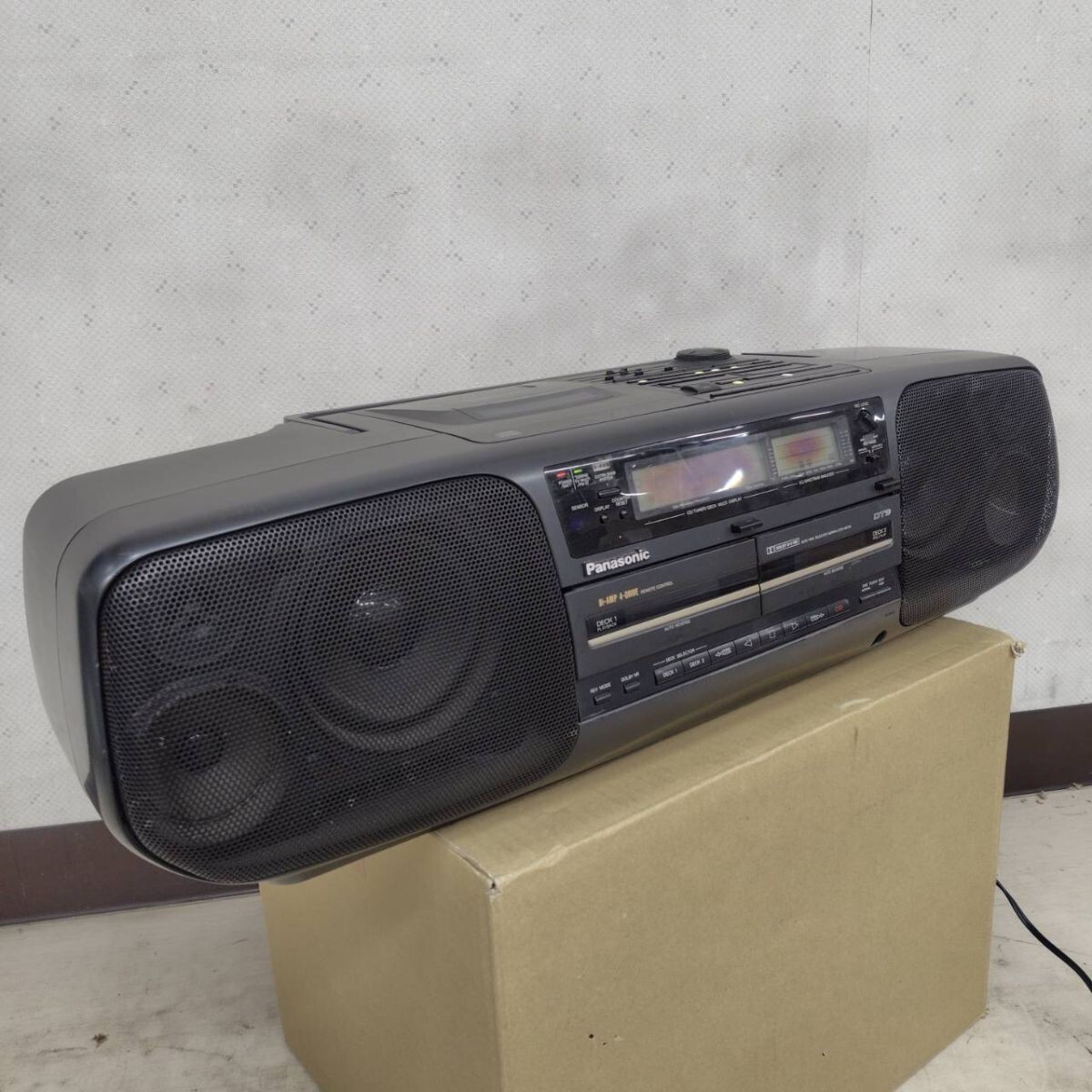 中古】◇Panasonic RX-DT909 コブラトップ/バブルラジカセ