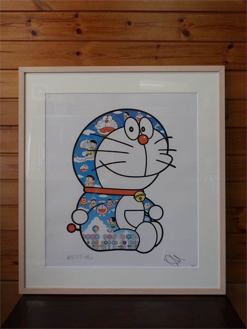 中古】▽ 人物画 油絵 「村上隆」 F6 肉筆 紙本 額装 ▽の落札情報詳細