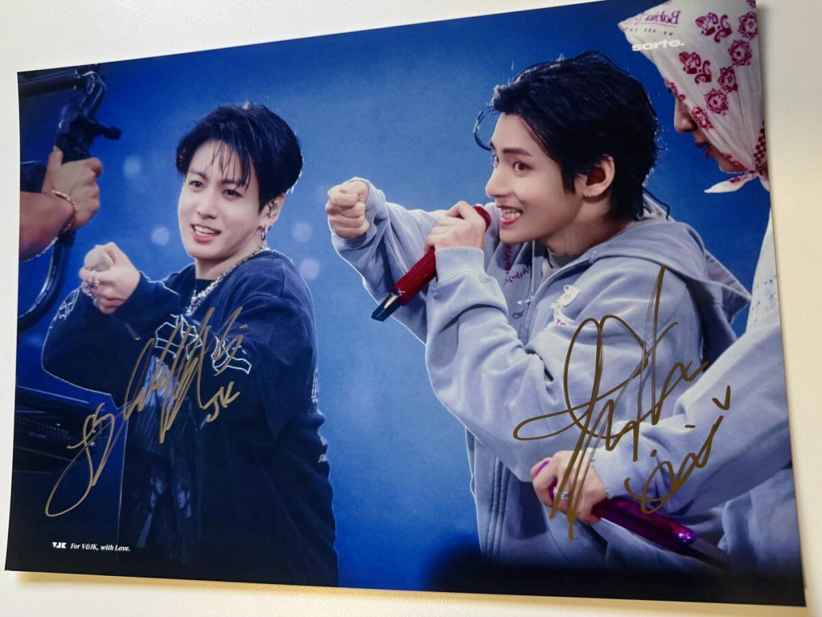 BTS(ジョングク)直筆サイン入り写真の落札情報詳細 - Yahoo