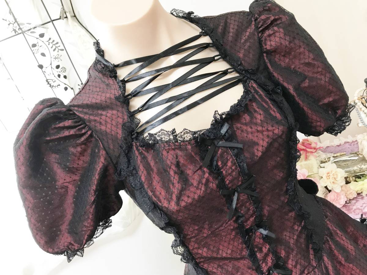 G.L.P GOTHIC LOLITA&PUNK   ロリィタ フリルワンピース ゴシックロリータフリルワンピース | Maiden's Rêve