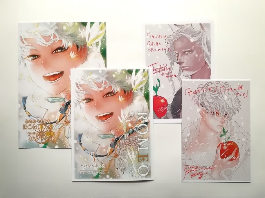 わたなべあじあ Romeo 3 アニメイトリーフレット付 わたなべあじあ Romeo 3 アニメイトリーフレット付