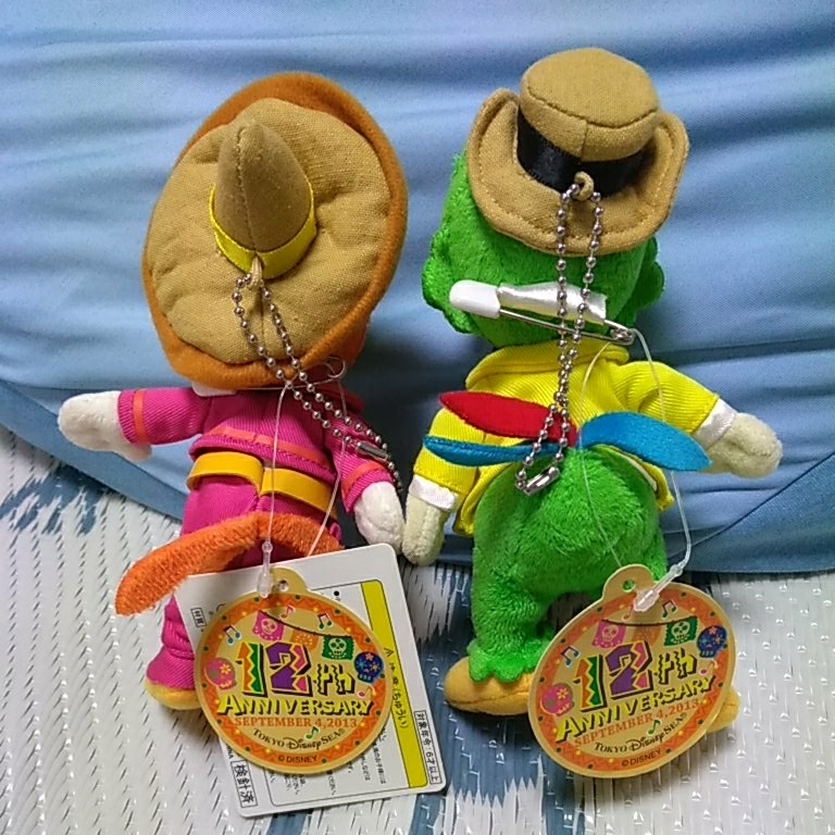 【お顔厳選】12周年 ディズニーシー ホセパン　ぬいぐるみバッジ ぬいば 三人の騎士 ホセ キャリオカ パンチートは人気急上昇中！もちろん高価