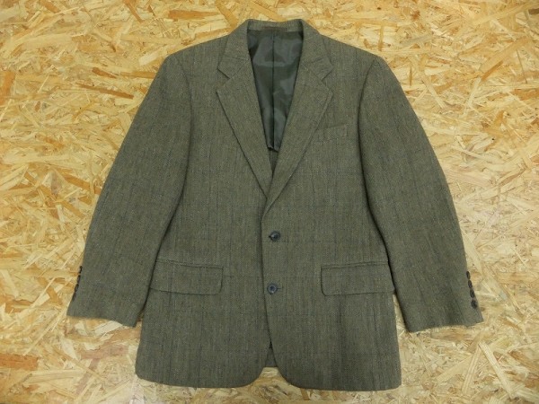 John Weitz ジョンワイツ メンズ ウール100 日本製 チェック トラッド ブリティッシュ ツイード サイドベンツ テーラードジャケット Ab4 の落札情報詳細 ヤフオク落札価格情報 オークフリー スマートフォン版