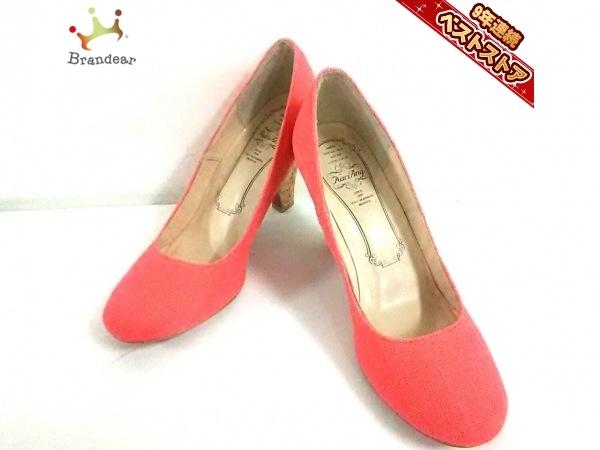 カリアング Kariang パンプス 23 1 2 麻 レッド レディース 美品 靴 の落札情報詳細 ヤフオク落札価格情報 オークフリー スマートフォン版