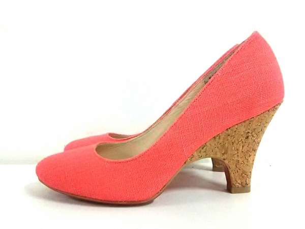 カリアング Kariang パンプス 23 1 2 麻 レッド レディース 美品 靴 の落札情報詳細 ヤフオク落札価格情報 オークフリー スマートフォン版