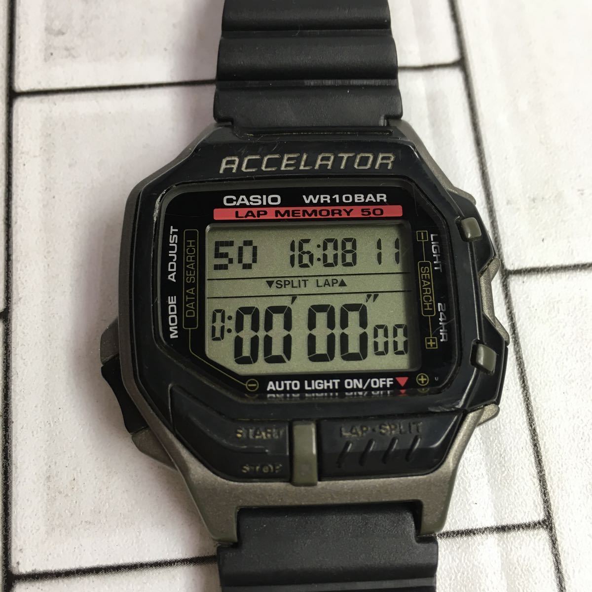 CASIO アクセラレーター 1531 LAP MEMORY 50