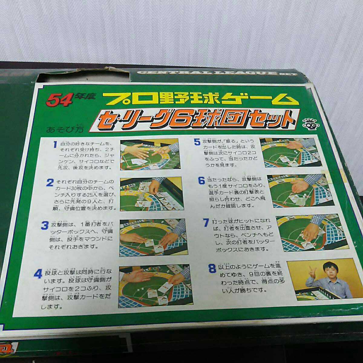 希少】旧タカラ 54年度 プロ野球ゲーム セ・リーグ6球団セットの