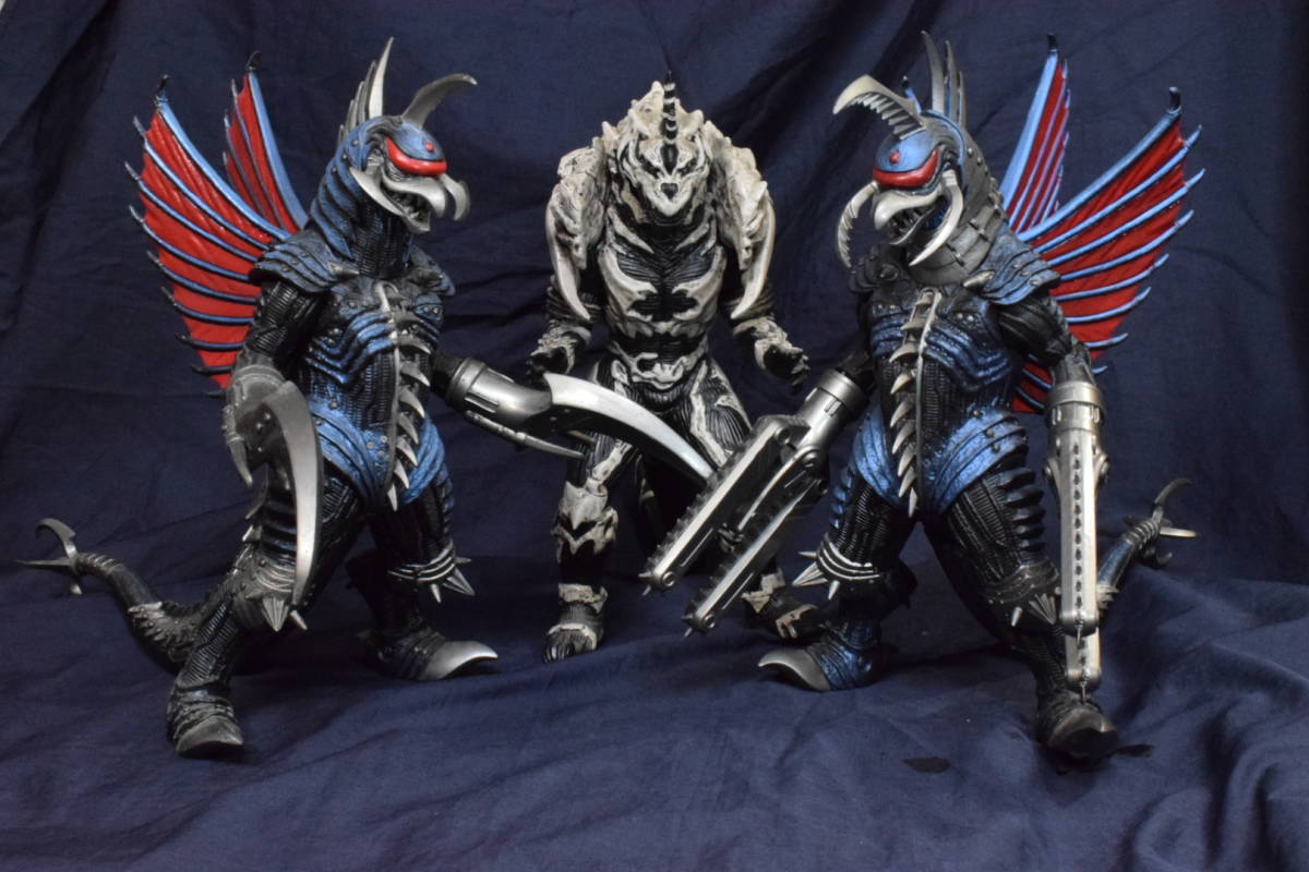 FWゴジラ・ガイガン・モンスターX（バンダイ）タグ付ソフビフィギュア