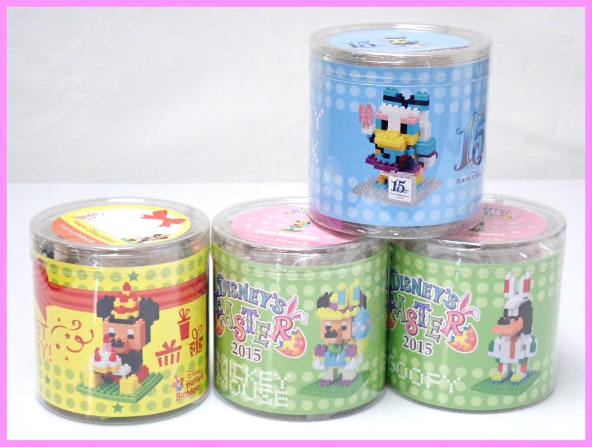 新品 未開封 ナノブロック ディズニー 4点セット イースター バースデー シー15周年 ミッキー グーフィー デイジー Tdr限定 の落札情報詳細 ヤフオク落札価格情報 オークフリー スマートフォン版
