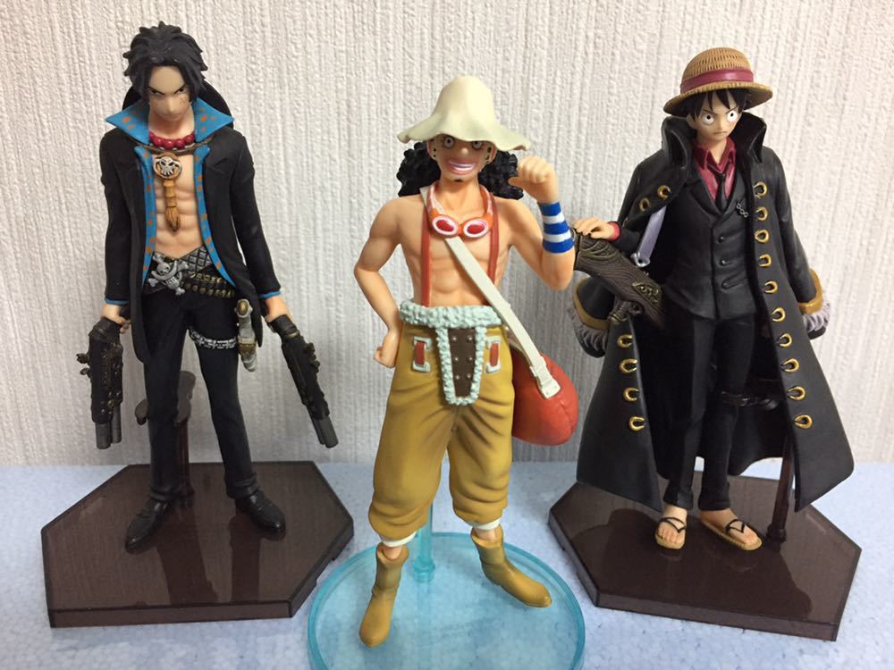 ワンピース スタイリング まとめ ルフィ エース ウソップ Bandai Onepiece 送料710円 箱無し ワンピースフィギュア の落札情報詳細 ヤフオク落札価格情報 オークフリー スマートフォン版