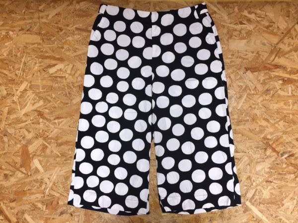 ユニクロ Uniqlo イージー ワイド ガウチョ ショートパンツ レディース マリメッコ Marimekko コラボ コットンドット柄 Xxl 黒白 の落札情報詳細 ヤフオク落札価格情報 オークフリー スマートフォン版
