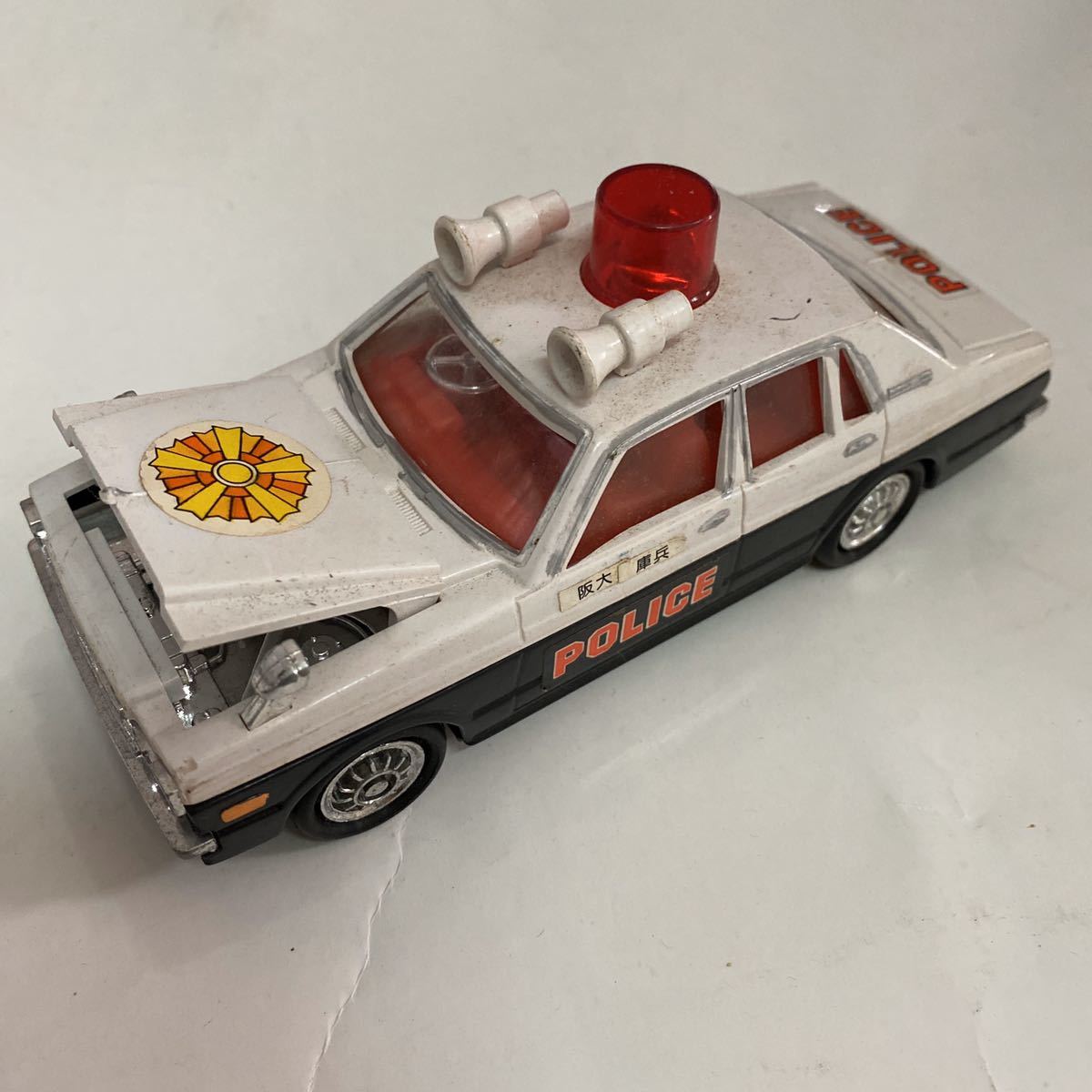 モデル　ポリスカー ジャンク 当時物 レトロ ナガサキヤ ジャンク 動作未確認 パトカー ポリス