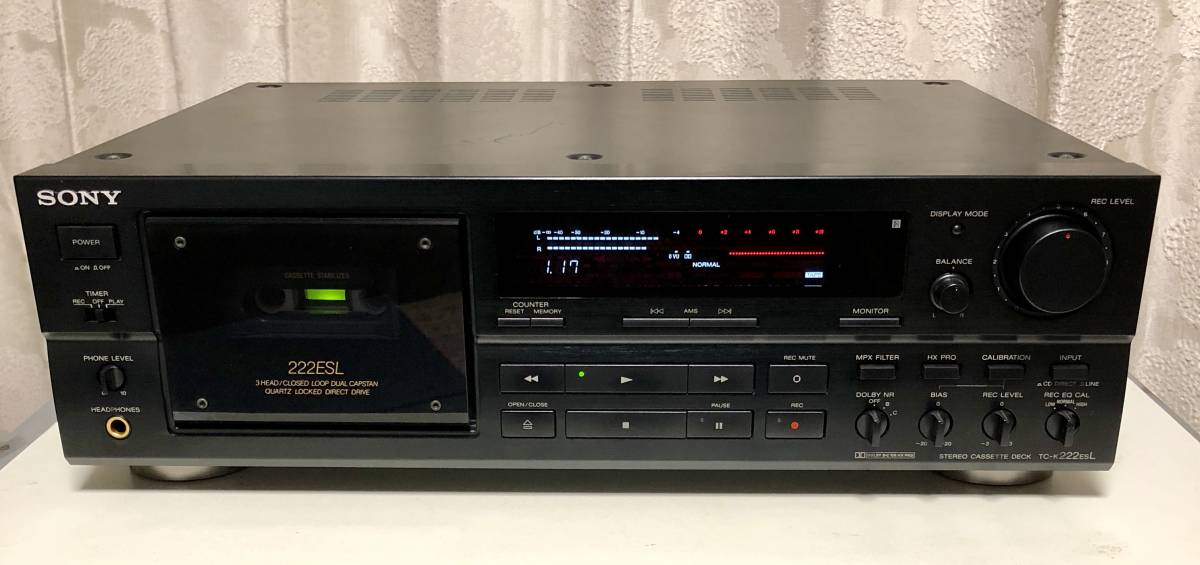 SONY  TC-K222ESL (完動品) SONY TC-K222ESL (完動品)