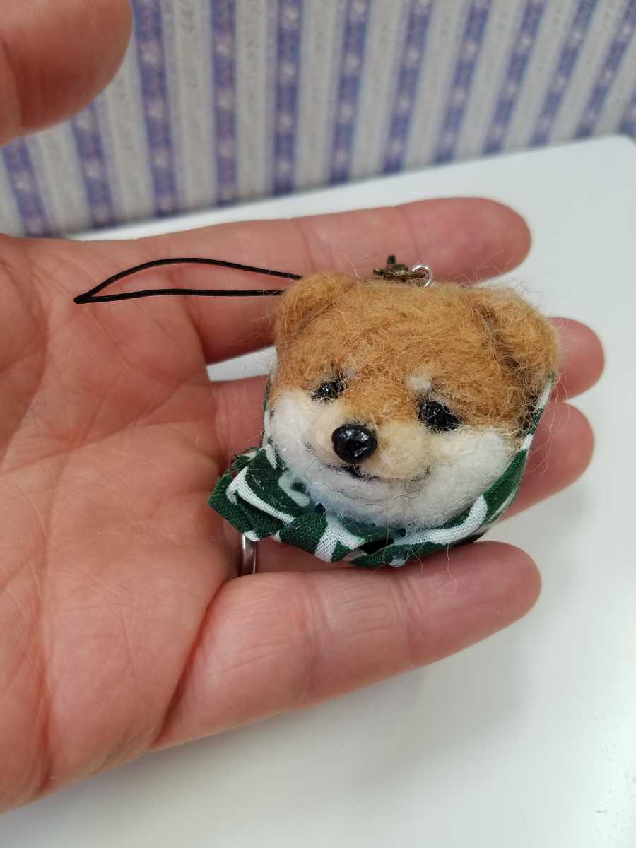 Waihalo様 犬 羊毛フェルトストラップ