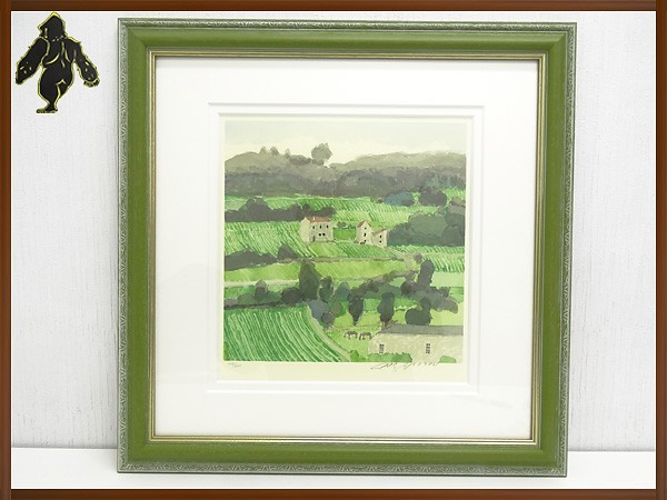 ペッサーニ 「トスカーナの農家」 版画(ジクレー) 額縁無し 美品