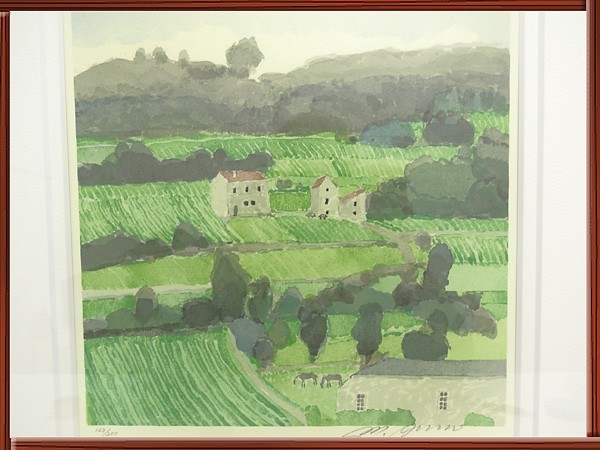 美品 絵画 安野 光雅 トスカーナ/イタリア ジクレー版画 ♯128（A333