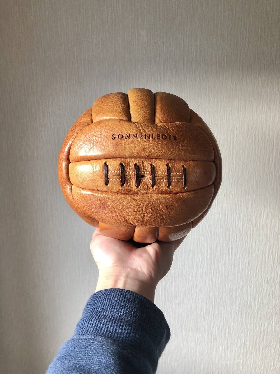 SONNENLEDER レザー サッカーボール　ブラウン SONNENLEDER レザー サッカーボール ブラウン