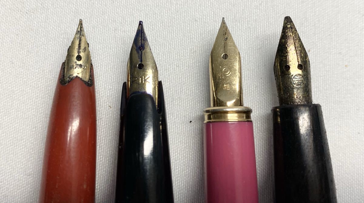 万年筆 まとめて Platinum Sailor セーラー プラチナ ジャンク Teikin 帝金 Super Gold P ペン先 18k 14k 21k まとめ の落札情報詳細 ヤフオク落札価格情報 オークフリー スマートフォン版