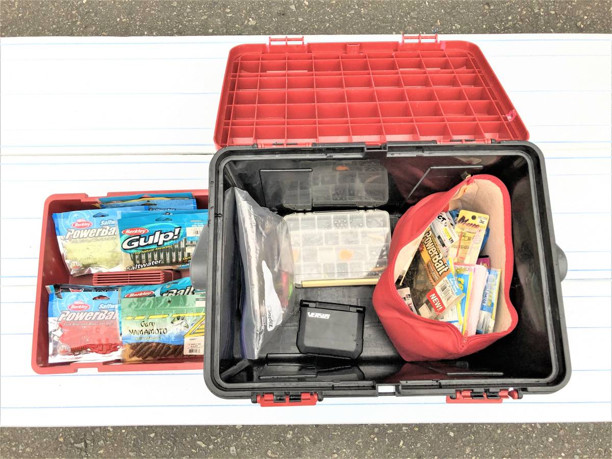 中古 お得 ソフトルアーセット タックルボックス付き アジング メバルゲーム ロックフィッシュ用 の落札情報詳細 ヤフオク落札価格情報 オークフリー スマートフォン版