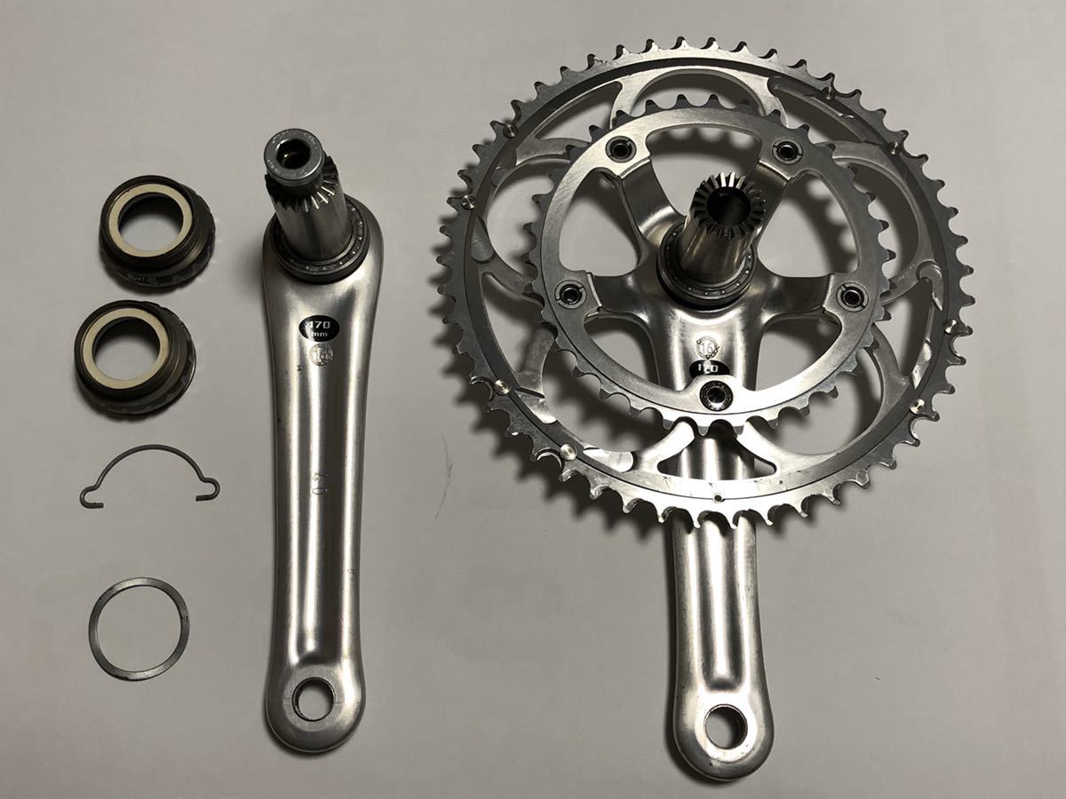 低走行美品☆50-34☆カンパニョーロ10S☆CENTAUR ケンタウル10速 170mm