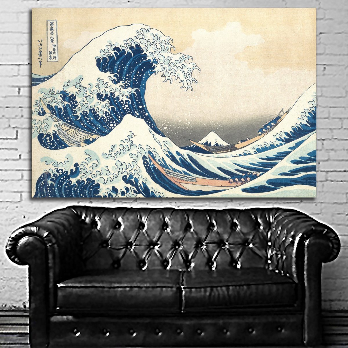 新品 神奈川沖浪裏 葛飾 北斎 特大 ポスター 150x100cm 名所 浮世絵 富嶽三十六景 神奈川沖波裏 富士山 グッズ インテリア 絵 アート 写真 の落札情報詳細 ヤフオク落札価格情報 オークフリー スマートフォン版