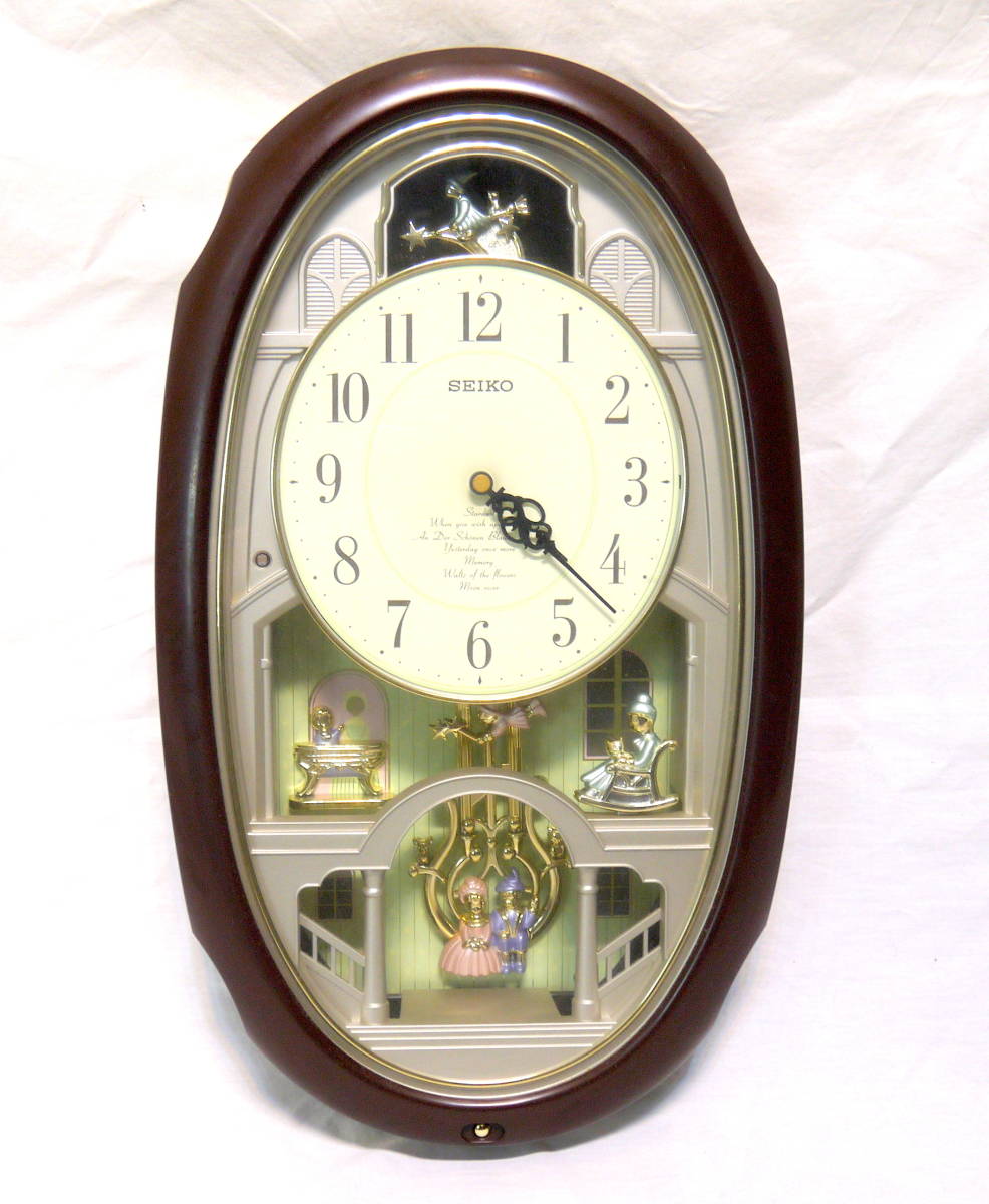 セイコー からくり時計 RE544B メロディ 美女と野獣 SEIKO 中古品