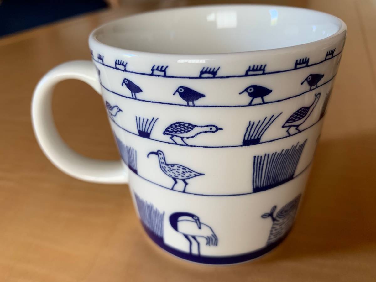 50th Anniversary Birds/ittala/Oiva Toikka/イッタラ/オイバ トイッカ 白鳥のクリスタルリング イッタラ OIVA 50周年記念バード マグ ブルー&グリーン TOIKKA 食器