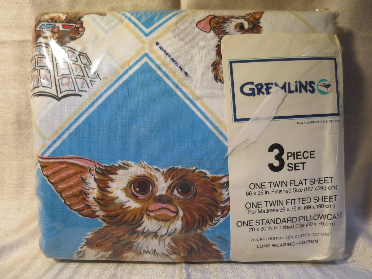 ギズモ・グレムリン・ヴィンテージシーツ