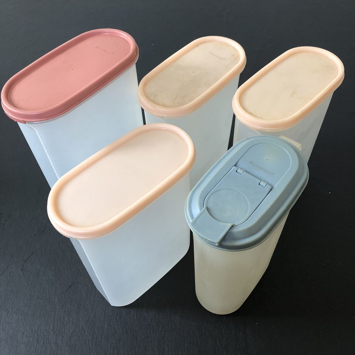 美品】タッパーウェア MM楕円&スクエア型セット