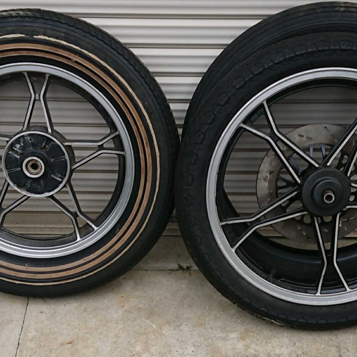 GSX250L タイヤ付 純正フロントキャストホイール グラス GSX250L タイヤ付 純正フロントキャストホイール グラス
