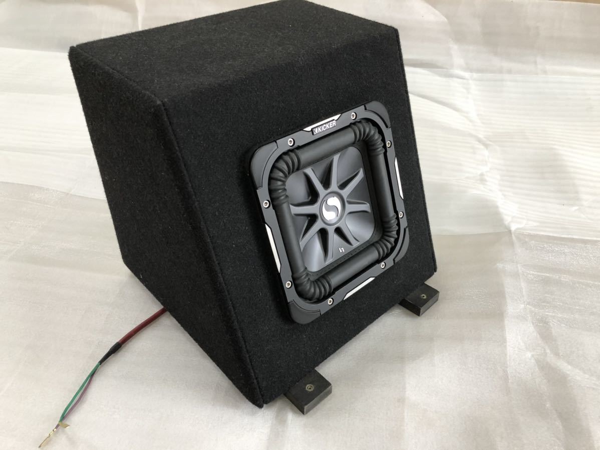 Kicker キッカー S8l7 サブウーファー ショップオリジナルシールドbox付き カーペット生地 の落札情報詳細 ヤフオク落札価格情報 オークフリー スマートフォン版