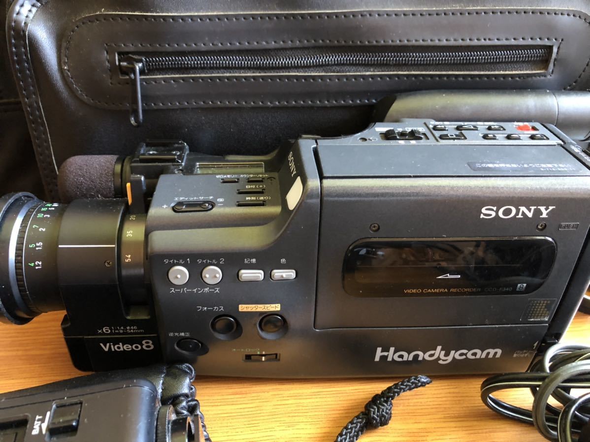 SONY Handyam ビデオカメラレコーダー 8 CCD-F340 レトロ 【公式通販】