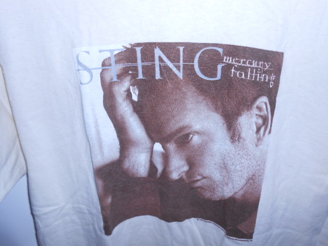 90年代vintage 美品 1996年コピーライトあり Sting ワールドツアーmercury Falling Tour Tシャツナチュラル L ピンホール無し の落札情報詳細 ヤフオク落札価格情報 オークフリー スマートフォン版 90年代vintage 美品 1996年コピーライトあり Sting ワールドツアーmercury Falling Tour Tシャツナチュラル L ピンホール無し の落札情報詳細 ヤフオク落札価格情報 オークフリー スマートフォン版