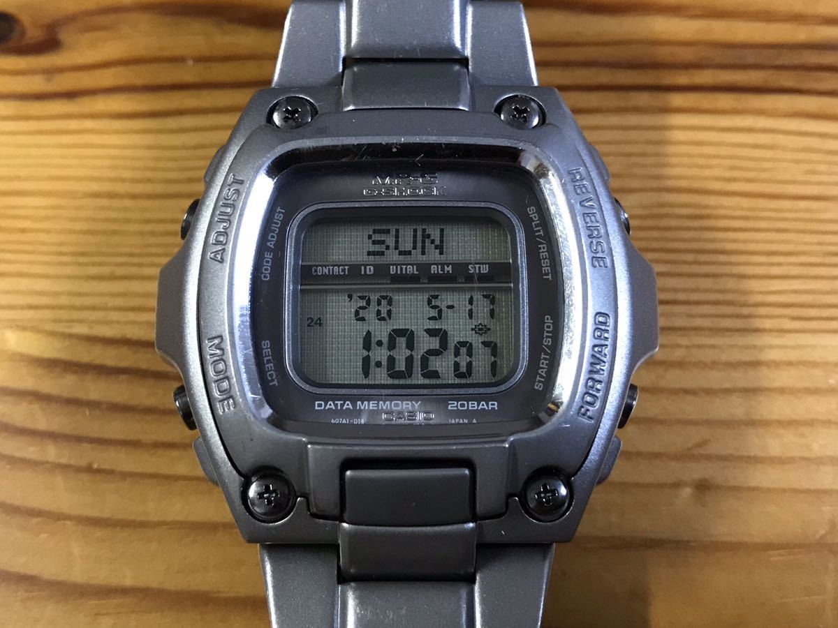 GーSHOCK MRGー1Bー1 希少美品　チタンケース 希少 CASIO G-SHOCK MRG-1 チタンケースモデル稼働