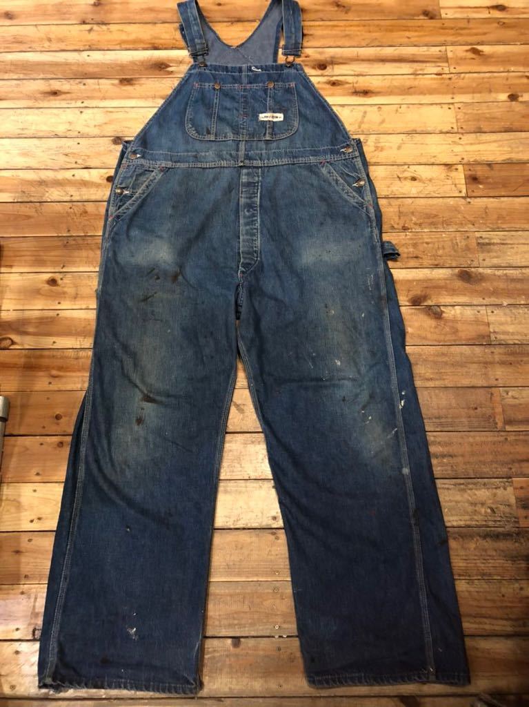 美品 50s-60sオーバーオール POWERHOUSE 50s-60sオーバーオール POWERHOUSE 50s ビンテージ POWR HOUSE パワー