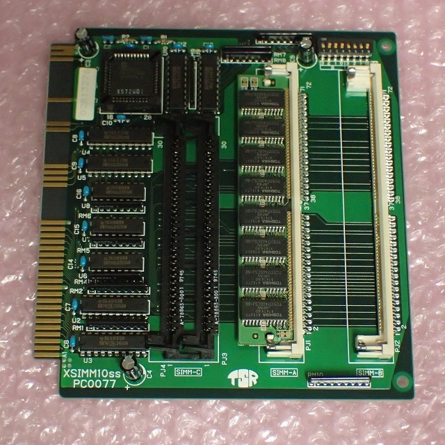 X68000 SIMM増設メモリボード XSIMM10ss PC0077 TSR 動作未確認 1円〜【10