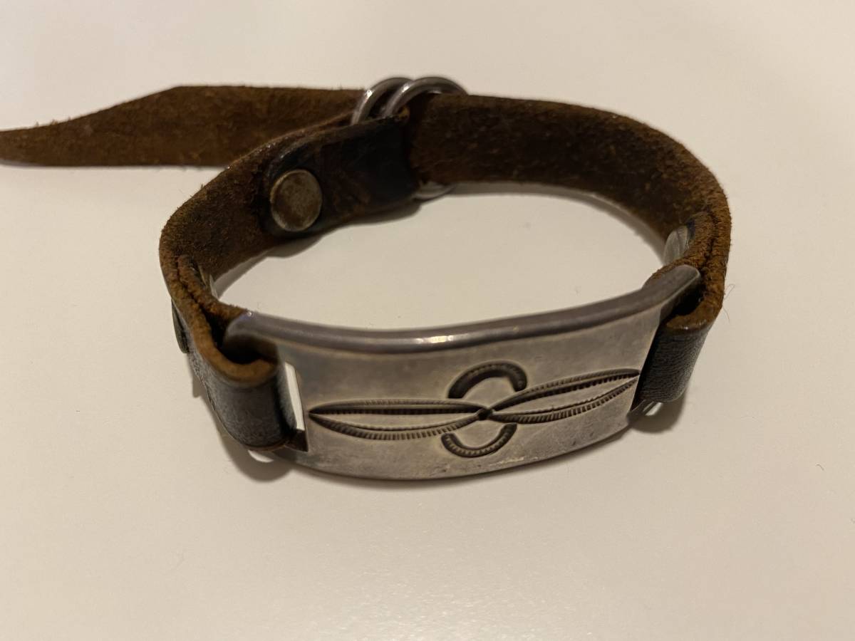 RRL ジャックウォーカー ブレス ラルフローレン レザー シルバー 革