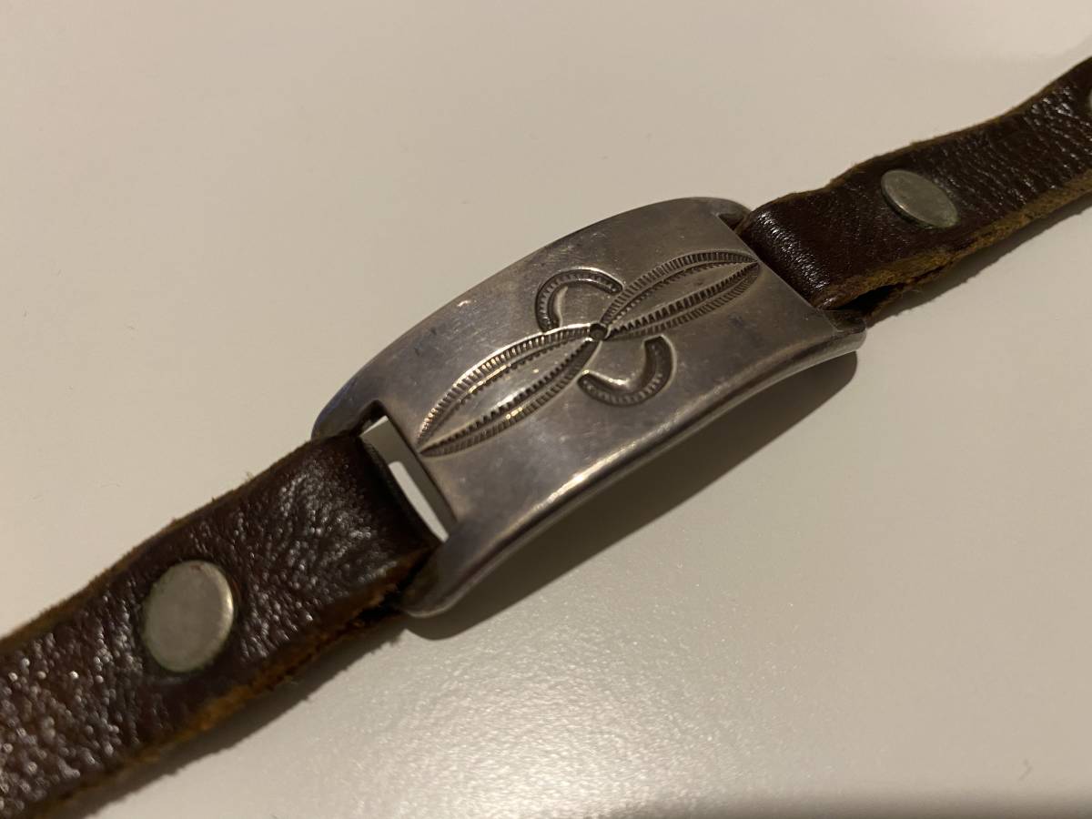 RRL ジャックウォーカー ブレス ラルフローレン レザー シルバー 革