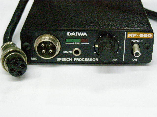 DAIWA 製品 RF-660 SPEECH PROCESSOR 八重洲無線対応4Pマイクの落札