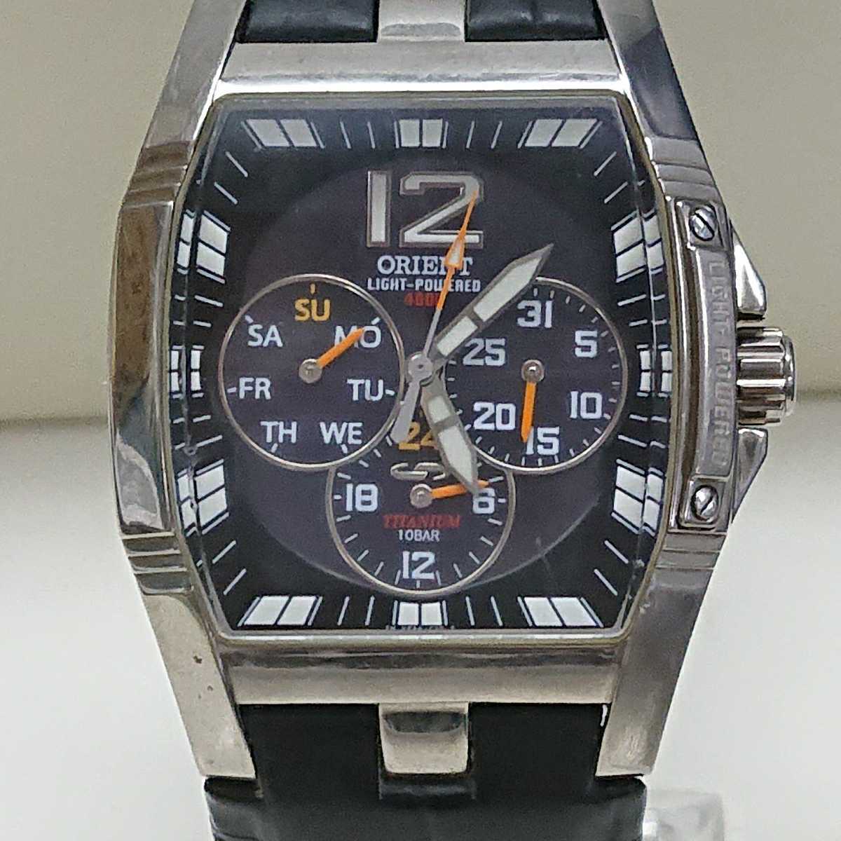 ORIENT オリエント LIGHT-POWERED 4000 VFAA-C1 メンズ腕時計 鈴の落札