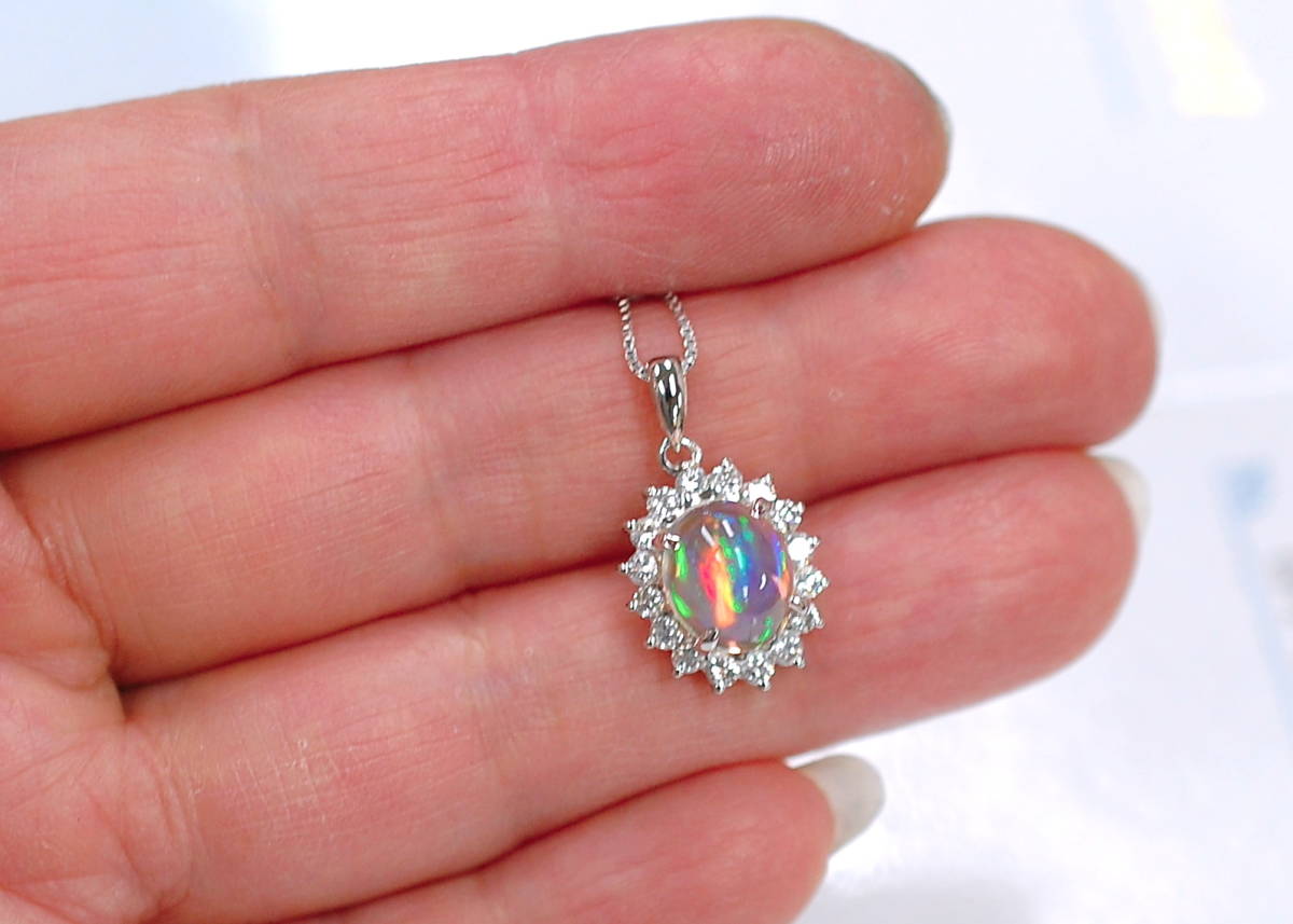 100 虹色の遊色綺麗 ウオーターオパール1 57d0 47pt900 3 5グラムペンダント の落札情報詳細 ヤフオク落札価格情報 オークフリー スマートフォン版