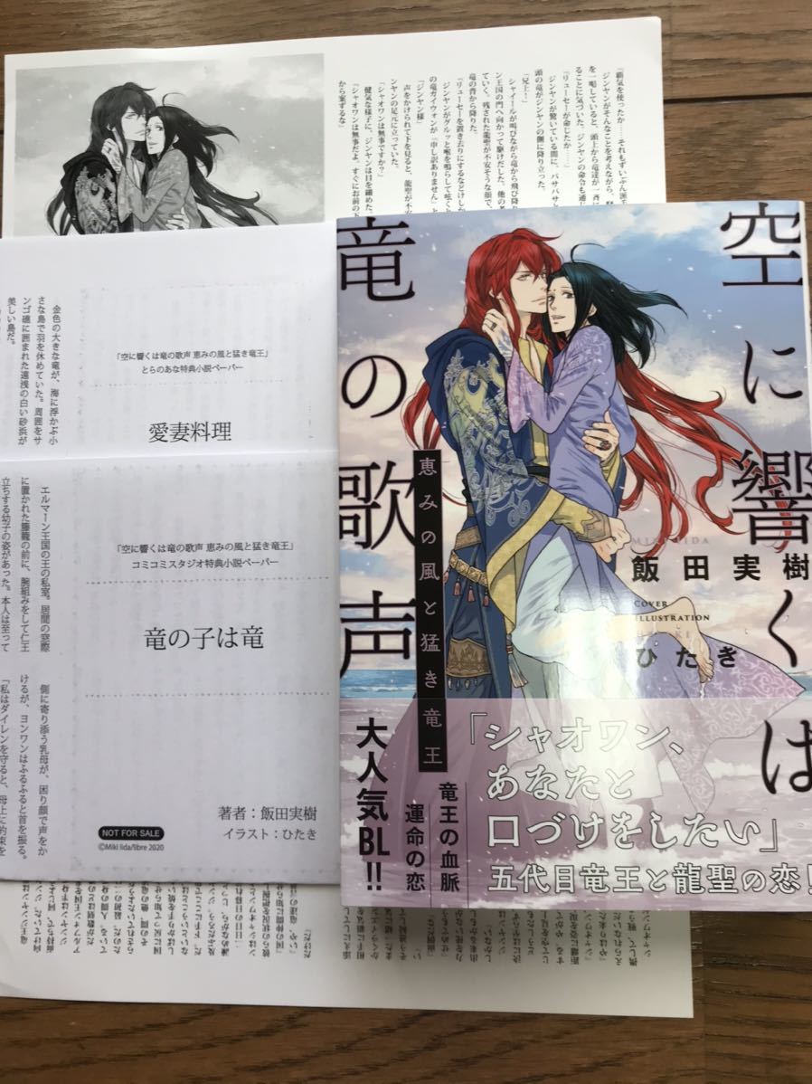 空に響くは竜の歌声 恵みの風と猛き竜王 アニメイト特典 おまけ２種 飯田実樹 ひたき の落札情報詳細 ヤフオク落札価格情報 オークフリー スマートフォン版