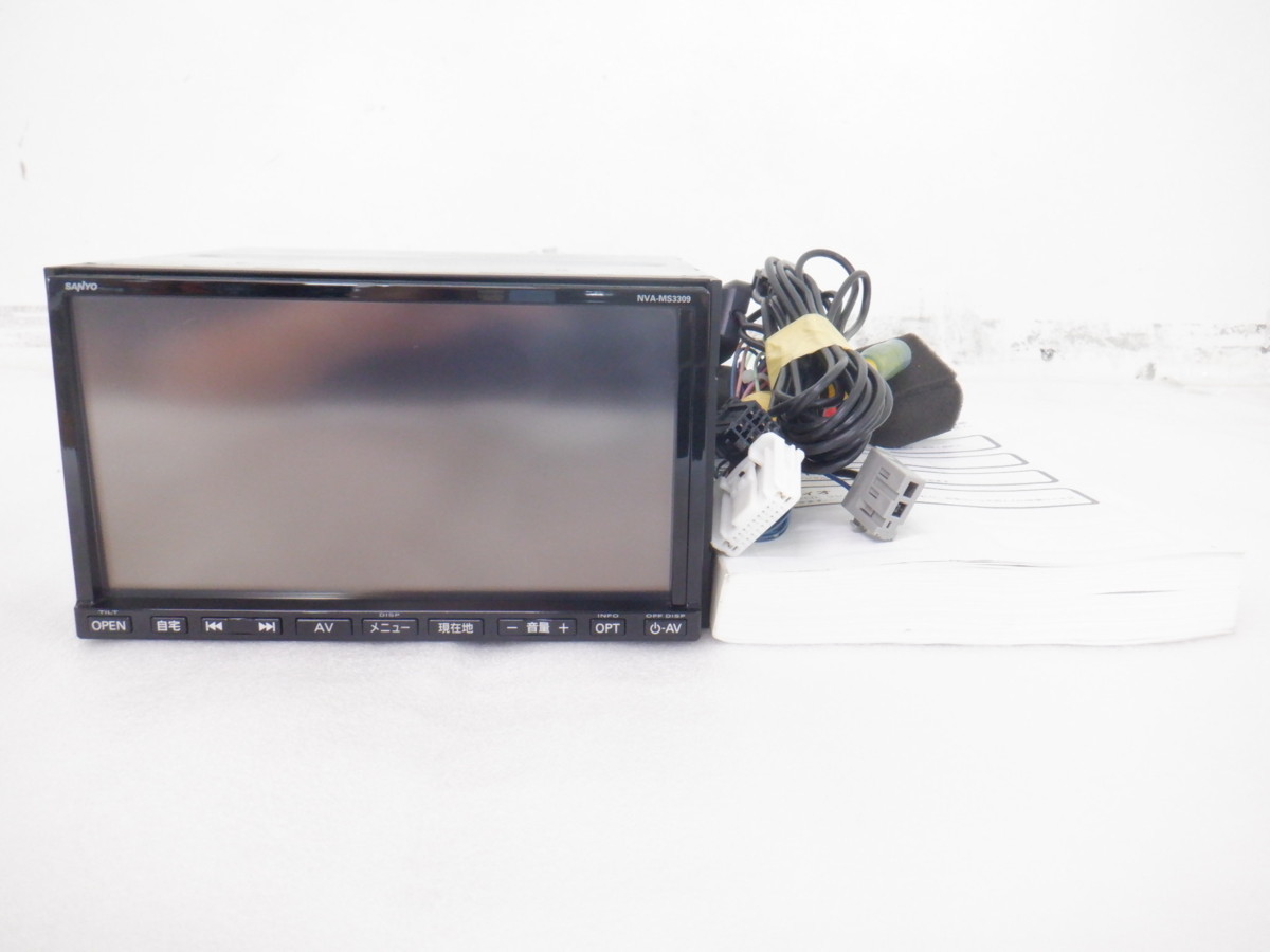 ☆作動確認済☆ スズキ純正OP SANYO メモリーナビ NVA-MS3309の落札
