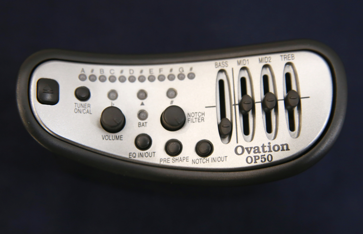 Ovation OP 50 プリアンプ オベーション 1円スタート！ラスト1台です！ Ovation Preamp OP50 プリアンプ