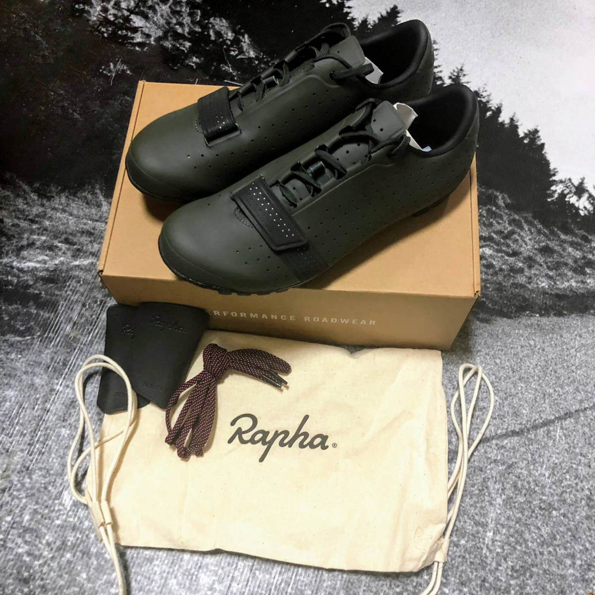 rapha ラファ エクスプロア シューズ ダークグリーン rapha ラファ エクスプロア シューズ ダークグリーン