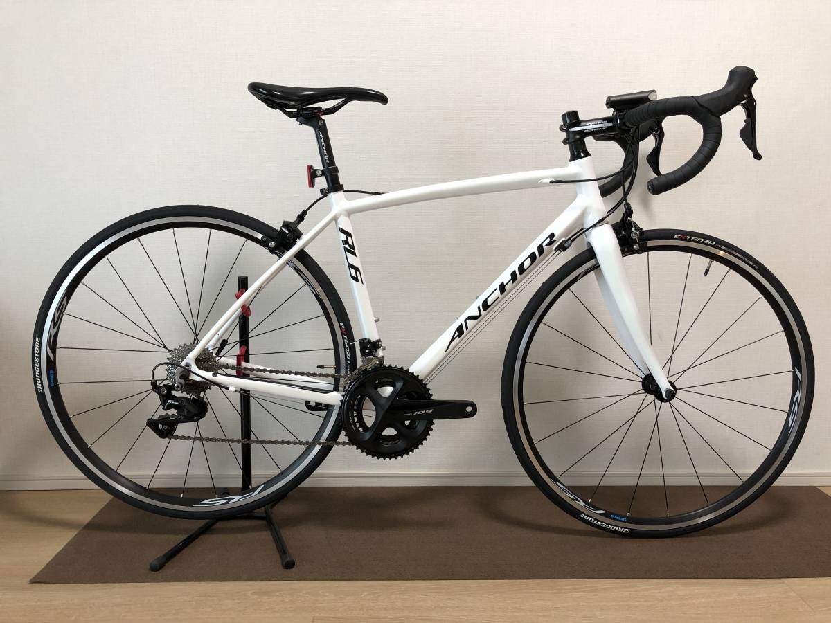 ANCHOR RL6 EQUIPE 105 R7000 480サイズ オーロラホワイト 超美品