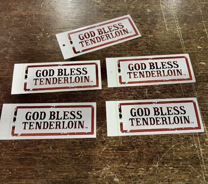 TENDERLOIN】 GOD BLESS TENDERLOIN ステッカー