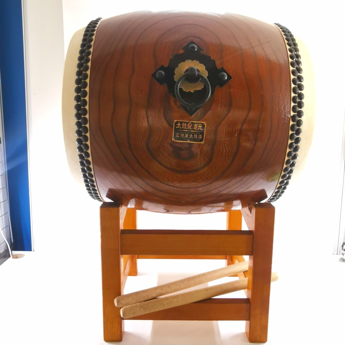 大形太鼓 和太鼓 龍彫刻台座セット 大型 祭り 神輿用 神楽 打楽器獅子舞