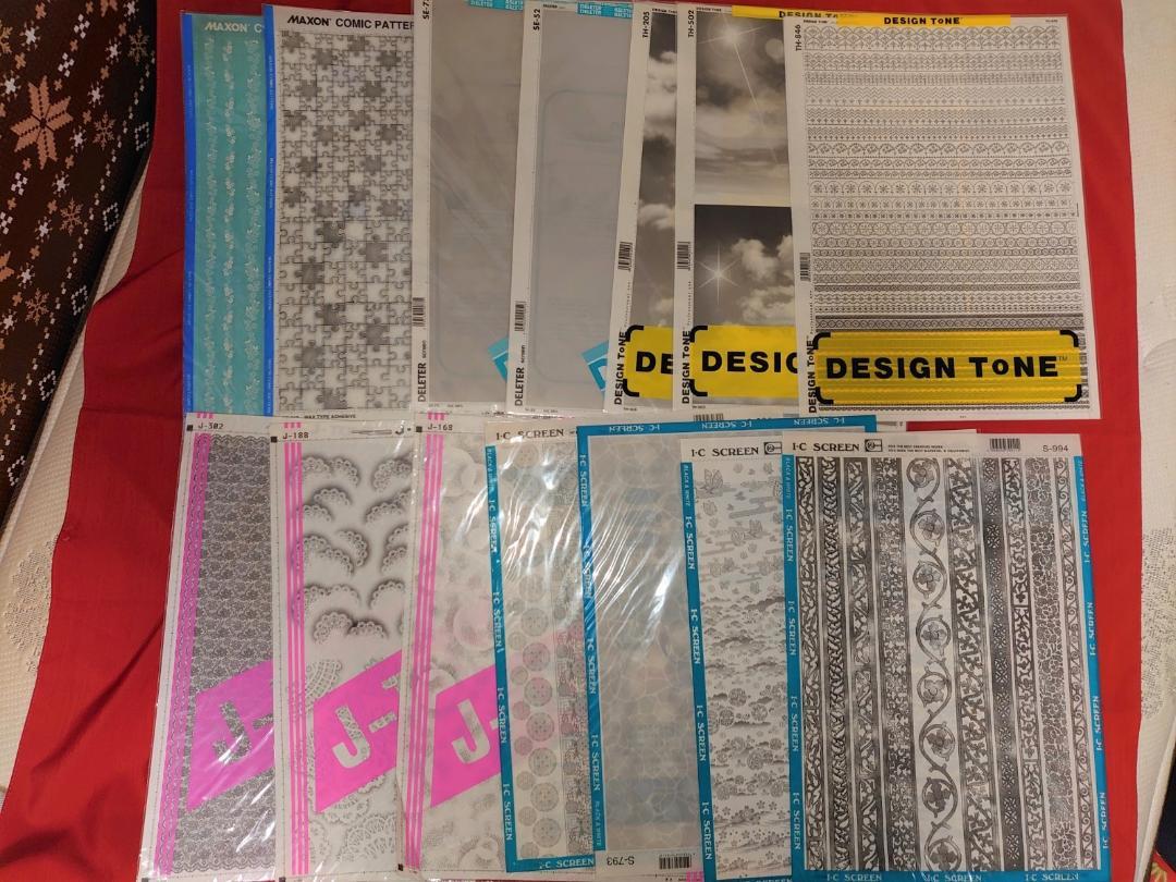 ③DELETER、IC、マクソン他スクリーントーンセット （デリーター