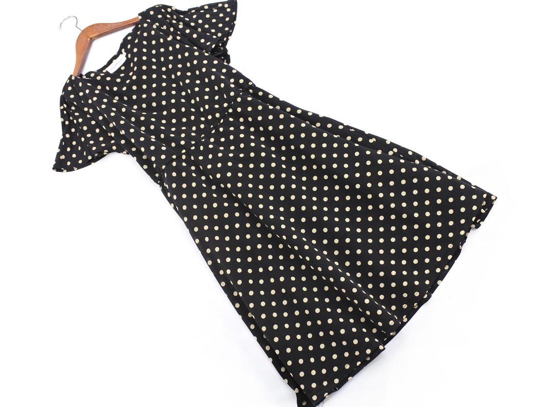 ネコポスok Bon Mercerie ボンメルスリー リボン ドット Aライン ワンピース Size38 ベージュｘ黒 Agb5 の落札情報詳細 ヤフオク落札価格情報 オークフリー スマートフォン版